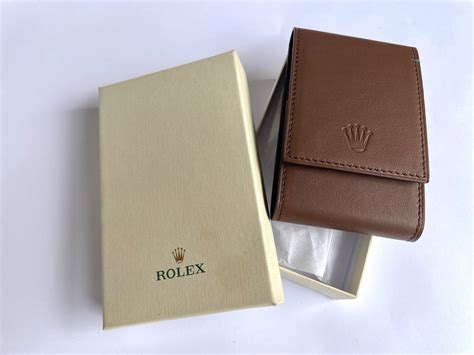 rolex charging box|brown leather rolex watch box.